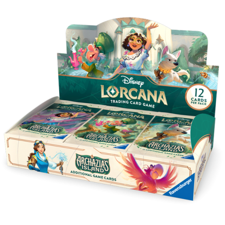 Disney Lorcana TCG Archazias Insel Booster Display