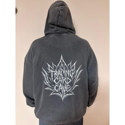 Black Metal Lotus Hoodie