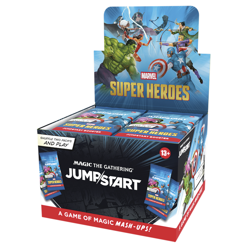 Magic: The Gathering Marvel Super Heroes Jumpstart Booster Display (24 Packs)