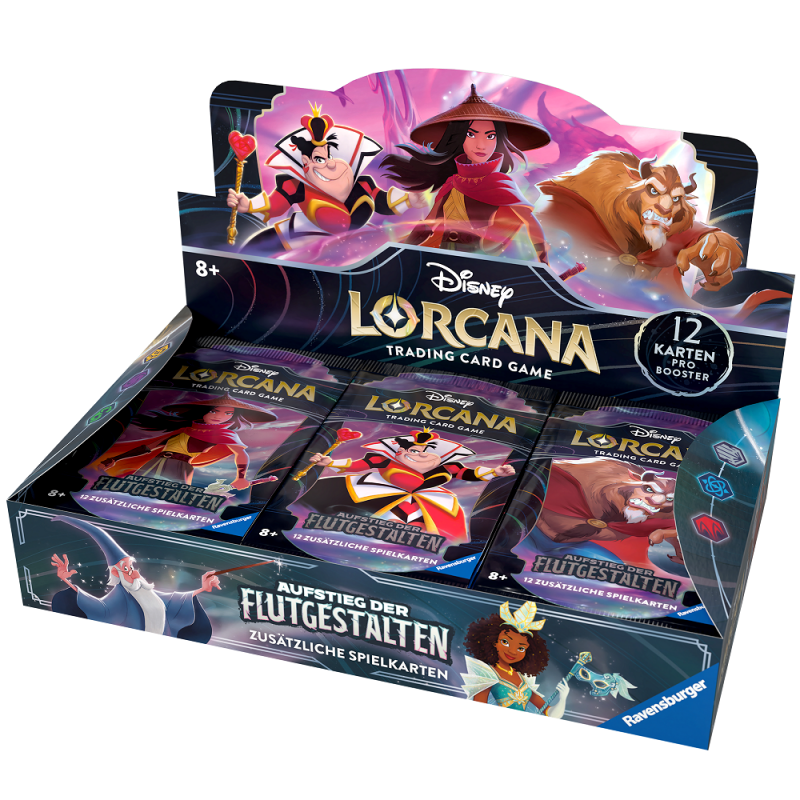 Disney Lorcana: Rise of the Floodborn - Display mit 24 Booster Packs