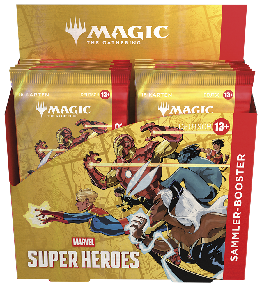 Magic the Gathering Marvel Super Heroes Sammler Booster Display  EN