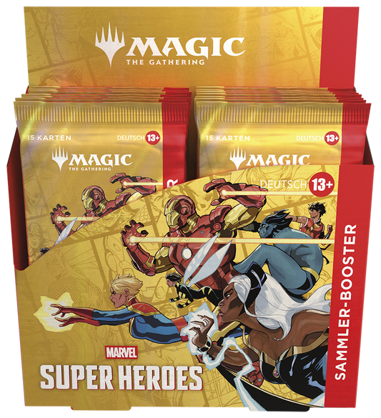 Magic the Gathering Marvel Super Heroes Sammler Booster Display  EN