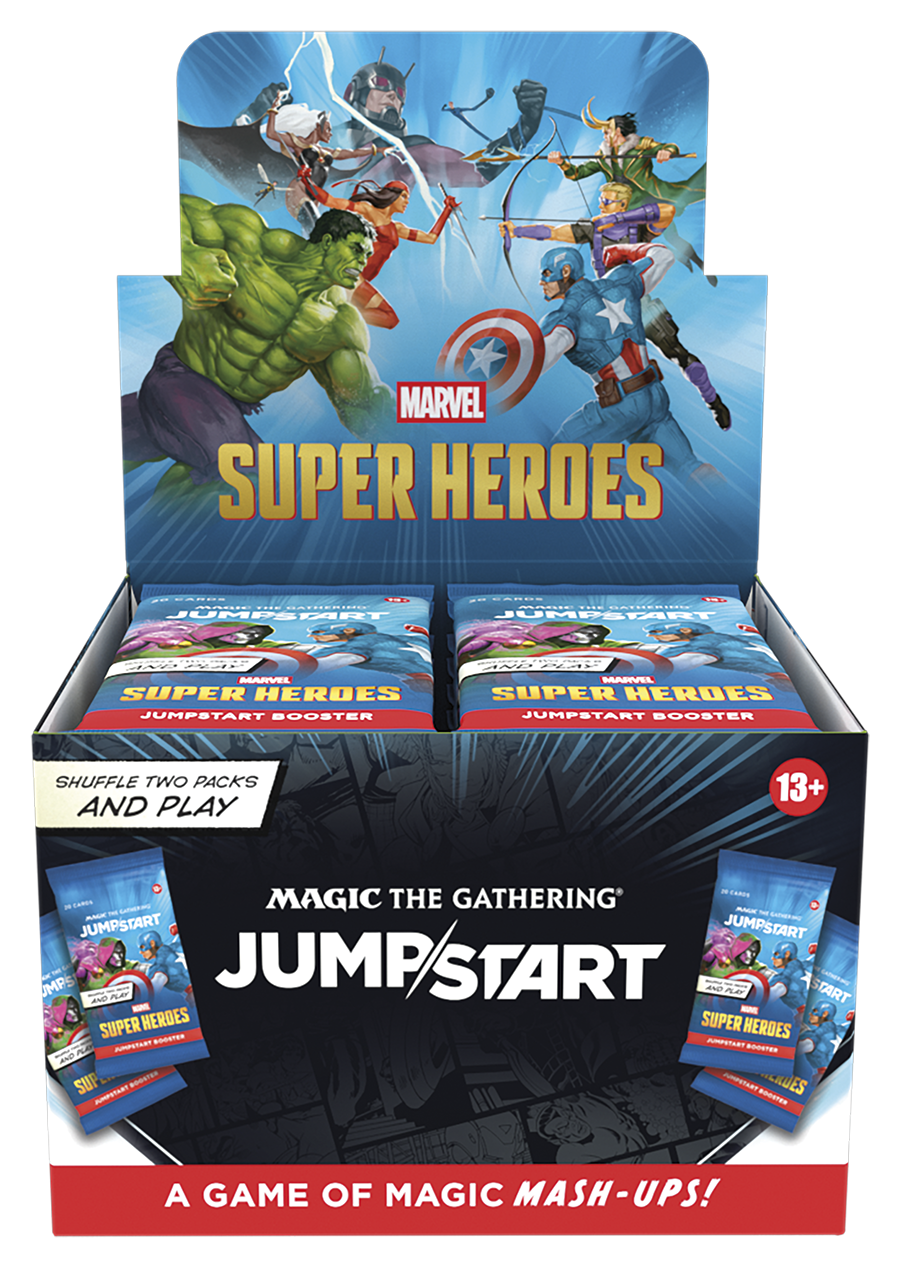 Magic: The Gathering - Marvel Super Heroes Jumpstart Booster Display EN (24 Packs)