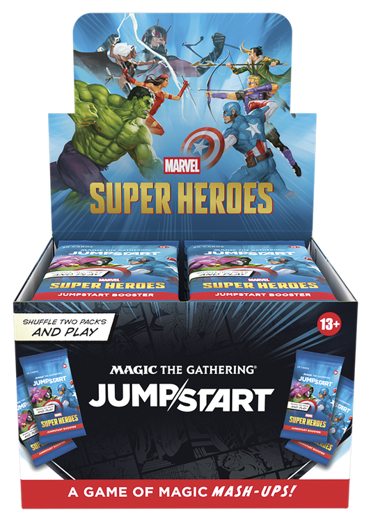 Magic: The Gathering - Marvel Super Heroes Jumpstart-Booster Display DE (24 Packs)