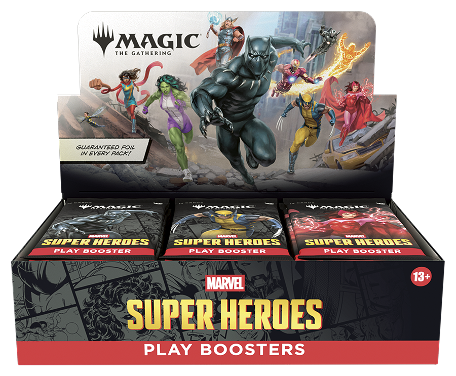 Magic: The Gathering - Marvel Super Heroes Play Booster Display EN (30 Packs)